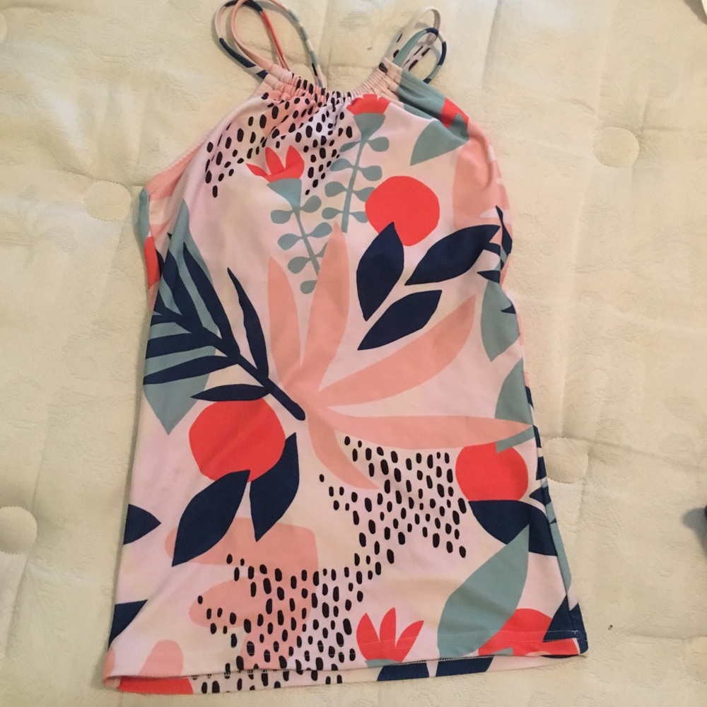 Lime Ricki tankini top